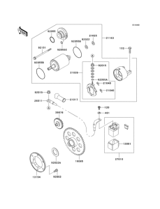 BN125 Стартер