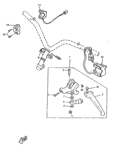 CW50RS Handle switch. lever