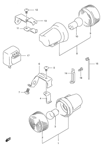 DF200 Поворотники
