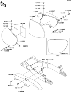 EJ650 Боковые обтекатели