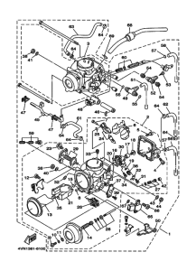 TRX850 Carburetor assy