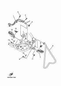 YZ85LW スタンド & フートレスト