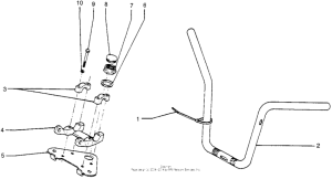 PA50 Handlebar + top bridge