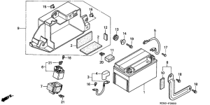 XLR125 Аккумулятор
