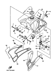 TT-R125L Tank fuel