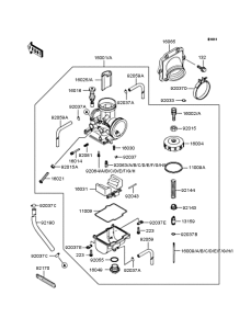 KX125 キャブレター