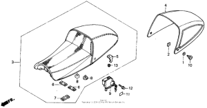 GB500 Сиденье