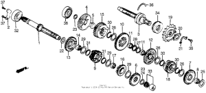 VF500C Трансмиссия