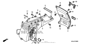 GL1800 Rear fender (gl1800 / a'05)