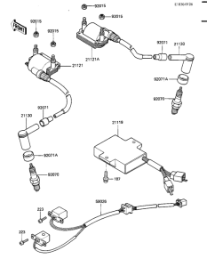 KZ1000 Система зажигания