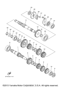 TW200Z Трансмиссия