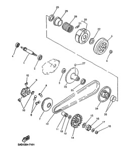 YN50R Сцепление