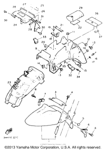 FZR600REC Крыло