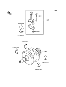 VN250 Коленвал