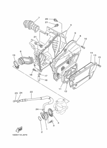 TW200E Впускная система