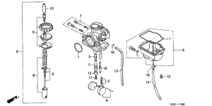 TL125 Carburetor assy