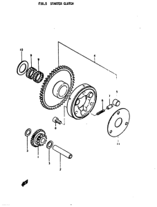 GT200 Муфта стартера