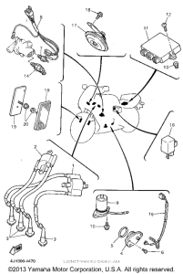 YZF600RGC Электрика