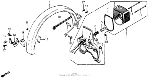 NC50 Taillight + rear fender