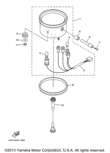 XVS650A Приборы