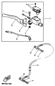 YQ50 Главный тормозной цилиндр