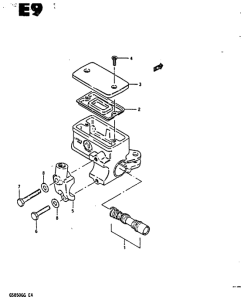 GS850 Передний тормозной цилиндр
