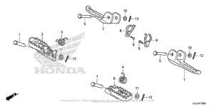 CRF250L (ABS) Подножки