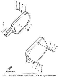 IT200S Боковые обтекатели