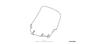 GL1800 Windshield (tall)