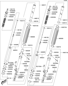  Передняя вилка