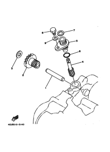 RZ50 Передача тахометра