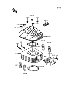 AR80-II Цилиндр и головка цилиндров