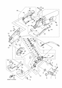 XV1900CU Выхлоп
