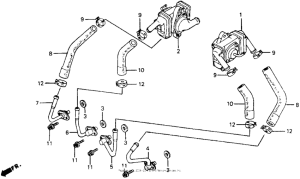 CB1000F Воздушный клапан всасывания