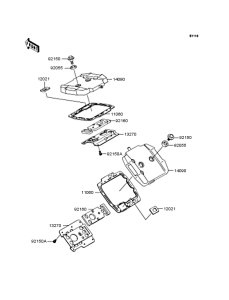 VN400 Крышка головки цилиндров