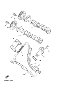 TDM850 Camshaft. chain