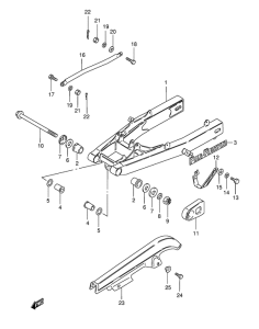 TS125 Маятник задний