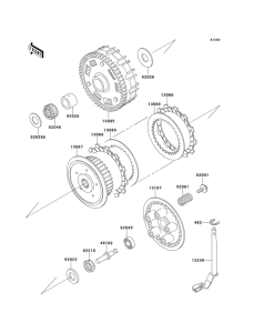 VN800 Сцепление