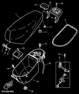 CW50RS Сидение