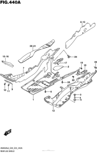 AN400 (ABS) Rear Leg Shield