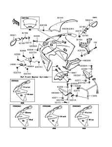 ZX900 Обтекатели