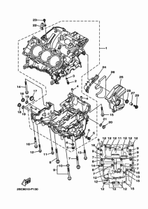 MT09TRA クランクケ-ス