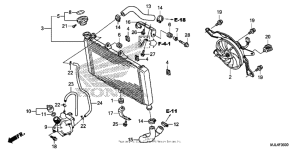 NC700X (DCT) Радиатор