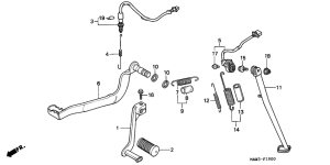 XL600V Pedal / stand