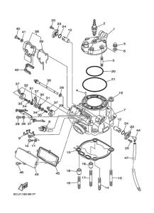 YZ250 Головка цилиндров