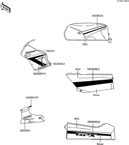 ZX600 Наклейки