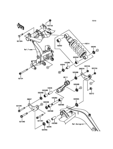 ER650 Подвеска  /  амортизатор