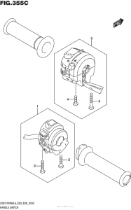 GSX1300R (ABS) Handle Switch (Gsx1300Ral6 E33)
