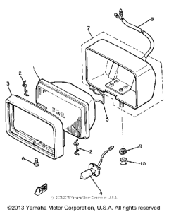 XJ750RH Auxiliary lamp
