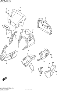 DL1000 (ABS) Cowling Body
